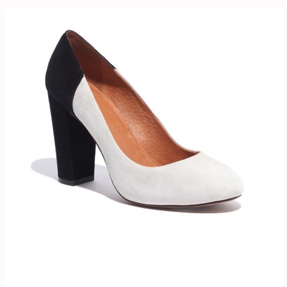 Madewell Shoes - Madewell The Frankie Pump In Colorblock Suede Sz10